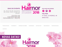 Tablet Screenshot of hairnor.com.br